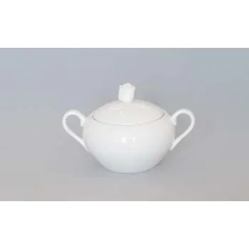 Sada nádobí Cukřenka s oušky 0,30l bílé Rokoko Český porcelán Dubí