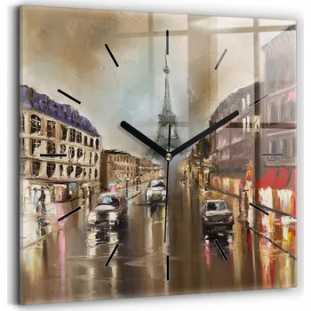 Hodiny Nástěnné hodiny Wallfluent, vícebarevné, 30 cm