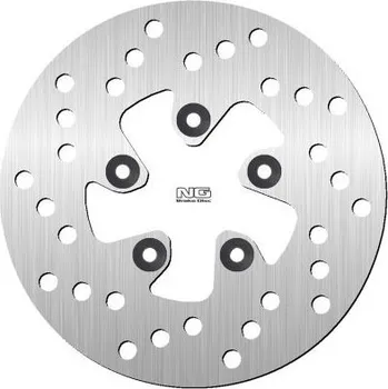 Brzda pro motocykl NG přední brzdový kotouč MALAGUTI F10 50 '91-05, PEUGEOT ZENITH '92-96 (155X39X4MM) (5X6,5MM)