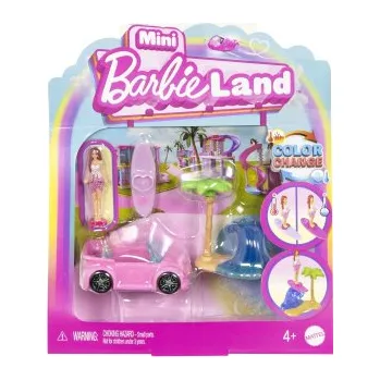 Barbie Mini barbieland Dopravní prostředky - Plážový kabriolet