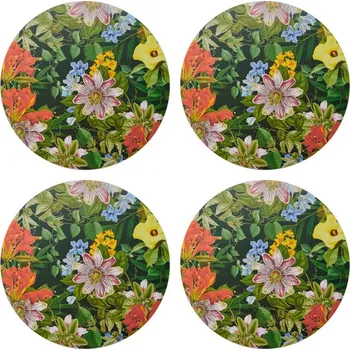 prostírání Creative Tops, Anglie Creative Tops - Korkové prostírání Floral kulaté - 29 cm