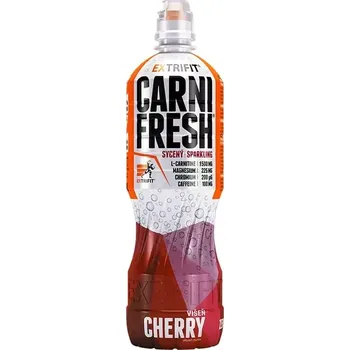 Iontový nápoj Extrifit Carnifresh Sparkling with Caffeine 850 ml Višeň