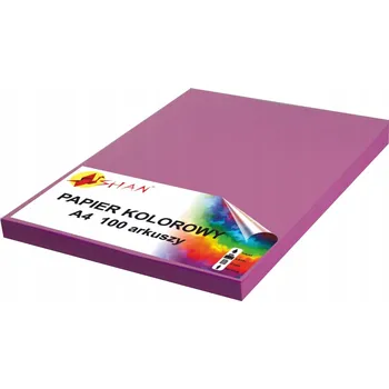 Barevný papír Barevný papír A4 120g biskupská fialová 100 listů