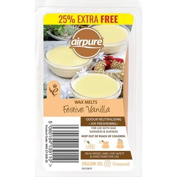 vonný vosk Airpure vosk do aromalampy 86 g Festive Vanilla (Dovoz: Anglie)