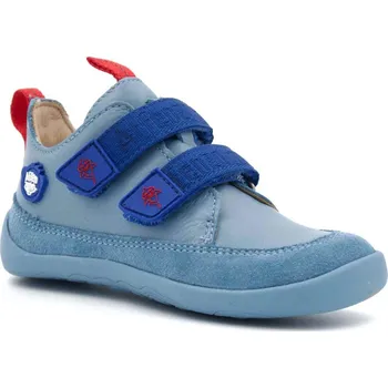 Chlapecké tenisky Affenzahn Barefoot dětské tenisky – Sneaker Leather Buddy Shark Velikost: 27