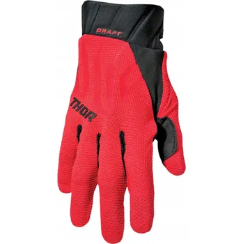 Moto rukavice Thor Draft rukavice cross enduro červená/černá S