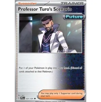Karetní hra Pokémon PRE 121/131 Professor Turo's Scenario - Prismatic Evolutions Stav: Near Mint, Verze: POKÉBALL REVERSE HOLO