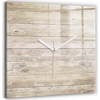 Hodiny Nástěnné hodiny Wallfluent, odstíny hnědé, 30 cm