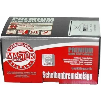 Brzdová destička Master-Sport Germany 13046057822N-SET-MS Sada brzdových destiček, kotoučové brzdy