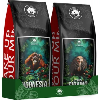 Káva Blue Orca Coffee KÁVA INDONÉSIE 500G + ETIOPIE 500G
