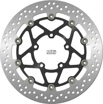 Brzda pro motocykl NG přední brzdový kotouč TRIUMPH STREET TRIPLE 800/THRUXTON 1200 '19-21 (310X82,5X4,5MM) (5X10,5MM) plovoucí (ALU střed)