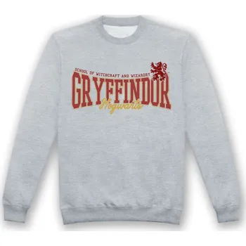 Pánská mikina Bioworld Mikina šedá Nebelvír, Harry Potter Velikost: L