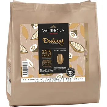 Čokoláda Valrhona Feves Dulcey 35% 1kg