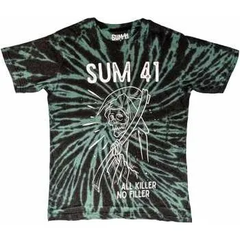 Pánské tričko Merch Sum 41: Sum 41 Unisex T-shirt: Reaper (wash Collection) (small) S