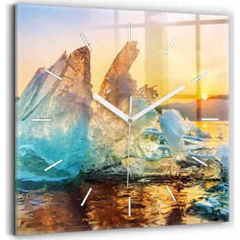 Hodiny Nástěnné hodiny Wallfluent modré 30 cm