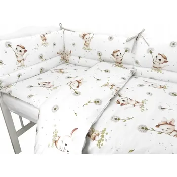 Povlečení Sada povlečení Baby Nellys 90 x 120 cm bílá