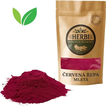 Koření Herbi Červená řepa mletá, 50 g – přírodní barvivo a chuť do smoothie, těsta i pomazánek