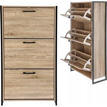 Botník Botník Jumi 64 x 115 x 24 cm černý