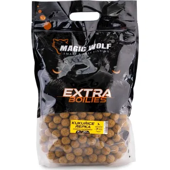 Boilies Magic Wolf - Kukuřice / řepka EXTRA Boilies 20mm 3kg