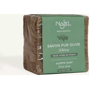 Mýdlo NAJEL Mýdlo Aleppo olivové natural 190 g