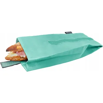 Opakovaně použitelná svačinová taška na sendvič NERTHUS 29,5x10,5 TYRKYSOVÁ