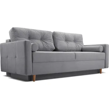 Pohovka Nábytek PEGAS s.r.o. Pohovka rozkládací PASTELLA Tmavě šedá, Queens 23