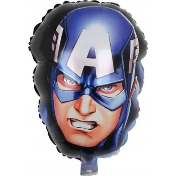 Balónek FÓLIOVÝ BALÓNEK NAROZENINY KARNEVALOVÁ PÁRTY KAPITÁN SUPERHRDINA HELIUM VELKÝ