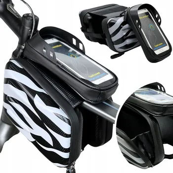 brašna na kolo TAŠKA NA KOLO NA TELEFON NA RÁM POUZDRO DRŽÁK BRAŠNA PROSTORNÁ VODĚODOLNÁ