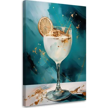 Obraz Obraz na plátně, Koktejl Sklenice Drink Bar 40x60