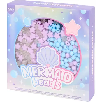 Dětské navlékací korálky SADA KORÁLKŮ MOŘSKÁ PANNA - 800 korálků