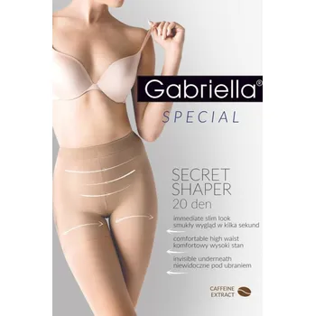 Dámské punčochy Dámské tenké model 64303 ující punčochové kalhoty SECRET SHAPER 20 - GABRIELLA, mocca 3 i170_71703124