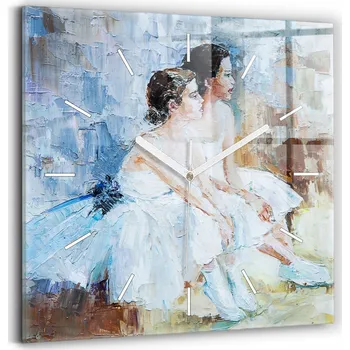 Hodiny Nástěnné hodiny Wallfluent modré 30 cm