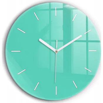 Hodiny Nástěnné hodiny Wallfluent, odstíny zelené, 60 cm