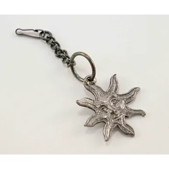 Přívěsek Kovový přívěšek - slunce - 7 cm x 2,5 cm x 2,5 cm