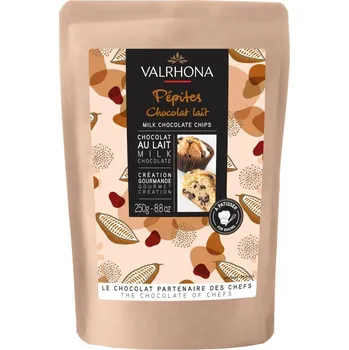 Čokoláda Valrhona Sachet Pepites Milk 250g