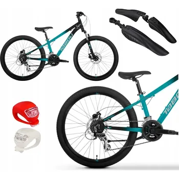 Dětské kolo ROWER 24 PRO DÍVKU SHIMANO HORSKÉ MTB TABOU SUPERGIRL BLATNÍKY