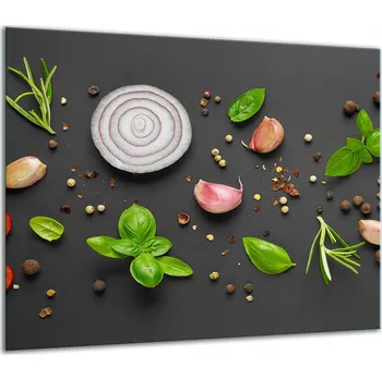 Obraz SKLENĚNÁ OCHRANNÁ DESKA NA SPORÁK 60x52 cm