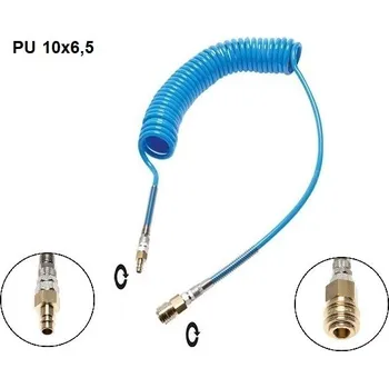 Zahradní hadice PU KROUCENÁ HADICE KR10/ES - 10 Bar hadice 10x6,5 s otoč. koncovky, délka 8 m (-20/+60°C)