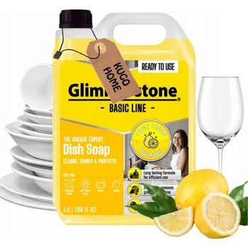 Náhradní náplň na mytí nádobí Glimmerstone s vůní citronu 5 l