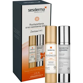 Pleťový krém Sesderma HIDRADERM HYAL+ C-VIT sada: krém na obličej Hidraderm Hyal, 50 ml + krém-gel C-VIT, 50 ml