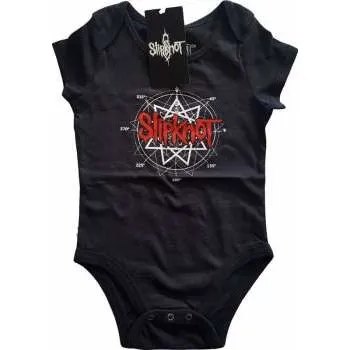 Chlapecké tričko Merch Slipknot: Dětské Body Star Logo Slipknot 0-3 měsíce