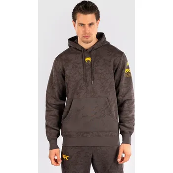 Pánská mikina Pánská mikina Venum UFC FUSION Fight Week s klokankou - Earthen Brown Velikost: M