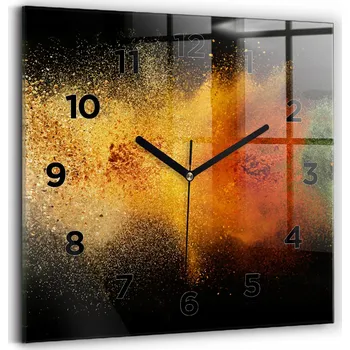 Hodiny Nástěnné hodiny Wallfluent černé 30 cm