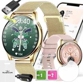 Hodinky DÁMSKÉ HODINKY CHYTRÉ HODINKY Rubicon HOVORY PULS BATERIE 300! 366X366 px