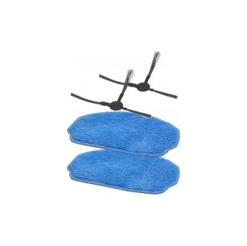 Sada příslušenství pro robotický vysavač Mopy a kartáčky k vysavači CECOTEC Conga 999 Origin X-Treme sada 2+2ks