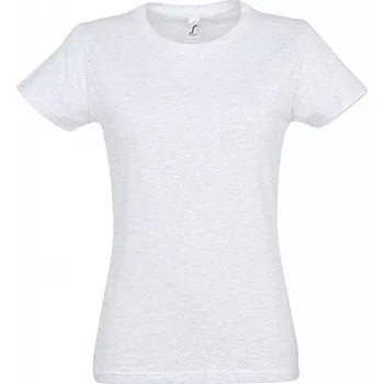 Dámské tričko Sol's Dámské bavlněné tričko Imperial vysoká gramáž Barva: šedá popelavá melír, Velikost: 3XL L191