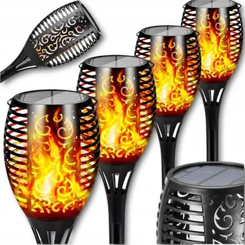 Venkovní osvětlení Solární lampa zapichovací JIKO černá 51 cm 1 ks