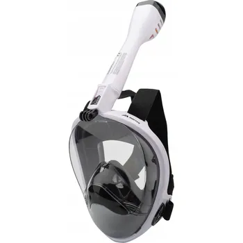 Potápěčské vybavení Potápěčské Brýle na šnorchlování pro děti, celoobličejová, se šnorchlem Martes Viso Jr bílá