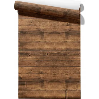 Fototapeta Tapeta Tmavé dřevo prkna vliesová/ samolepicí