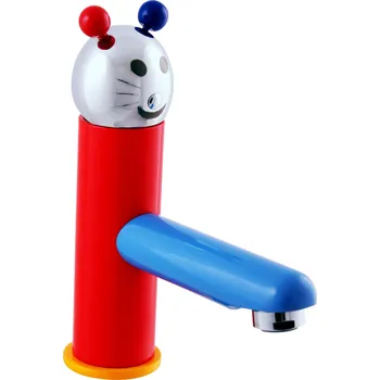 Vodovodní baterie JUNIOR - Umyvadlová baterie bez výpusti, Červená/Modrá, Chrom SE326.0, RAV Slezák Barva: chrom, Rozměr: 3,8", #: SE326.0